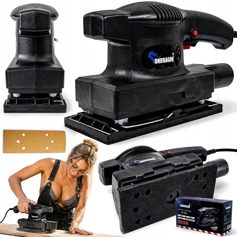 Schwingschleifer Exzenterschleifer Schleifmaschine Holz Metall Putz 12000 U/min – neu – Sonstiges – überwiegend weiß – Foto…