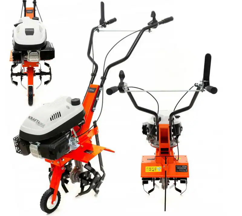 9 PS MOTORHACKE BENZIN GARTENFRÄSE BODENFRÄSE KULTIVATOR ACKERFRÄSE BODENHACKE – neu – Sonstiges – überwiegend weiß – Foto…