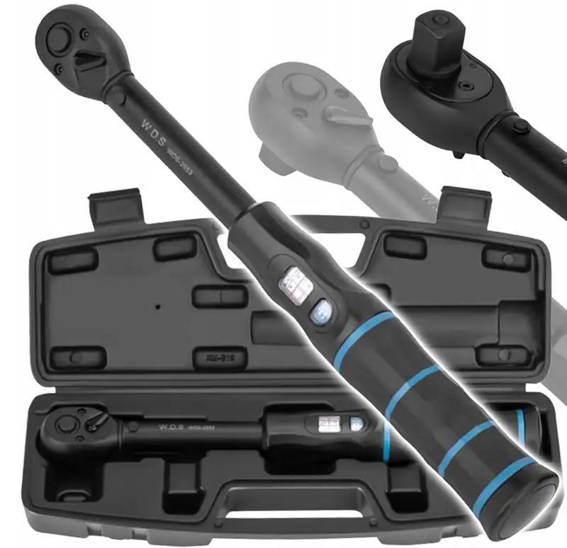 Drehmomentschlüssel 1/2" 10–60 Nm | Radschlüssel | Feinzahn | inkl. Koffer – neu – Autos – überwiegend weiß – Foto 1 von 5