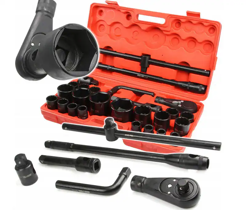 Steckschlüssel Set 3/4'' 1" Schlagnüsse LKW Werkstatt 6-kant 12-kant 26 tlg – neu – Autos – überwiegend weiß – Foto 1 von 5