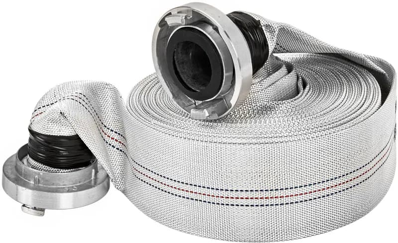 Feuerwehrschlauch 3 Zoll 20m 75mm Wasserschlauch mit Alu Schnellkupplungen – neu – Autos – überwiegend weiß – Foto 1 von 5