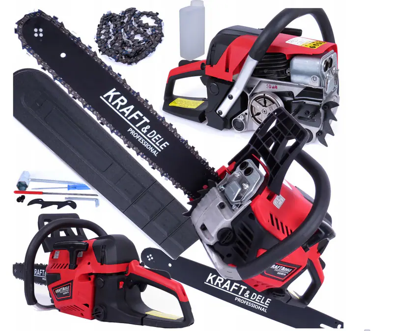 Benzin-Kettensäge Motorsäge Kettensäge Motorkettensäge 5,3 PS, 45 cm – neu – Sonstiges – überwiegend weiß – Foto 1 von 2