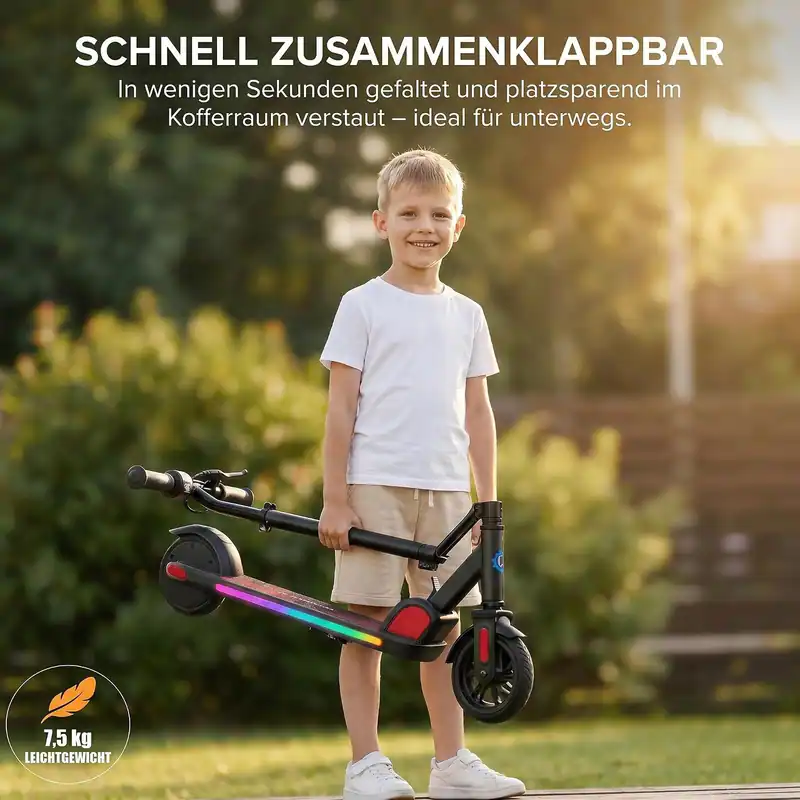 Roller Kinder für 3–12 Jahre, 2 Räder Klappbar Scooter für Mädchen Jungen – neu – Sonstiges – überwiegend dunkelgrün – Foto…