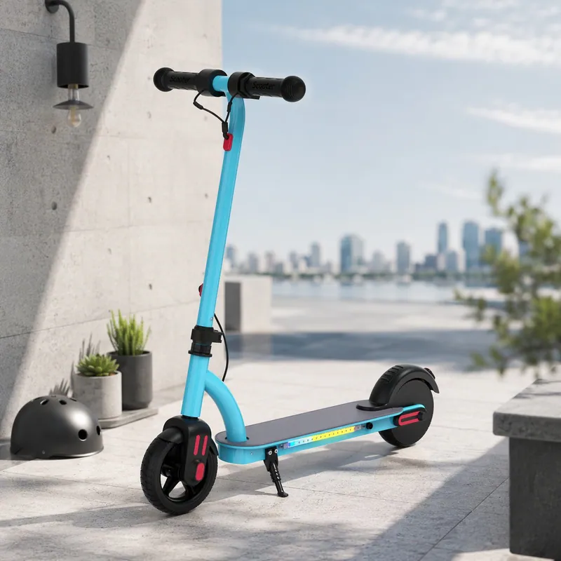 6-Zoll-Elektroroller, 150 W, stoßdämpfendes Design, – neu – Sonstiges – überwiegend weiß – Foto 1 von 5