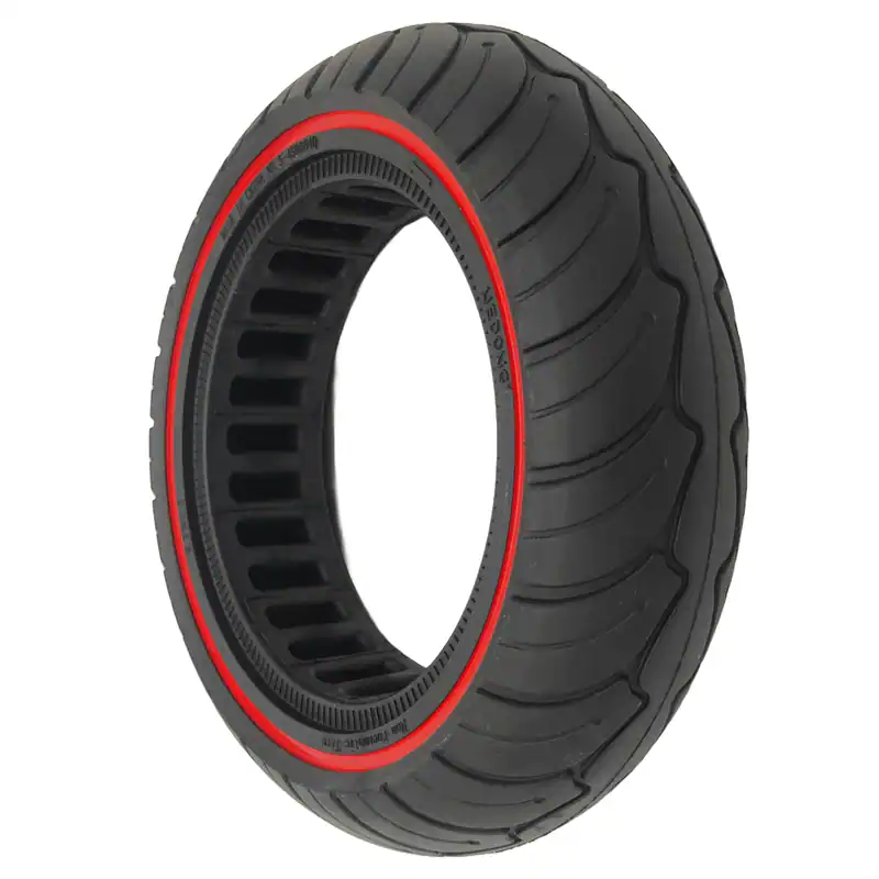 9.5x2.5-6.1 Vollgummi Reifen Schwarz Rot für E-Scooter – neu – Sonstiges – Foto 1 von 5