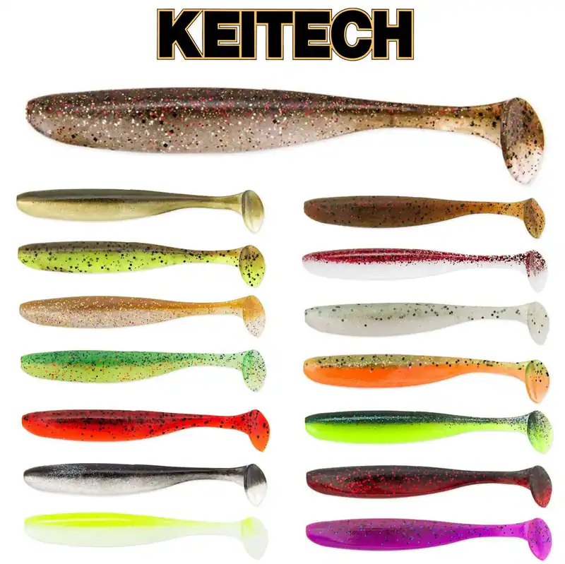 KEITECH Easy Shiner 2" 3" 4" 5" | Gummiköder Japanische Premium Gummifisch Köder – neu – Sonstiges – überwiegend weiß…