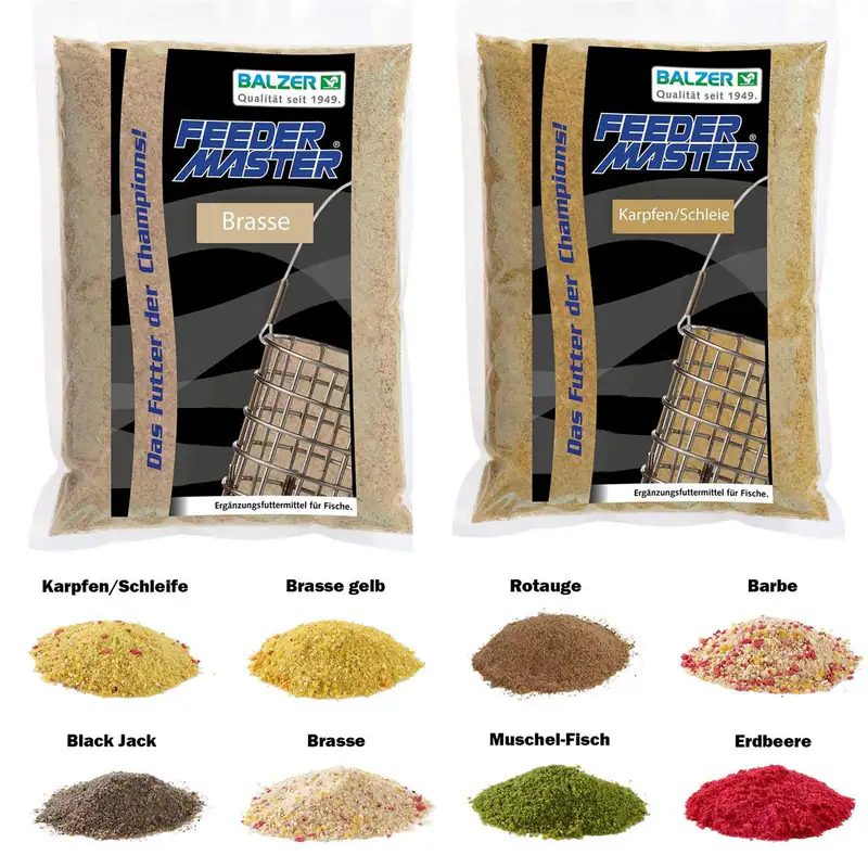 Balzer Feedermaster Futter 1kg | Fertigfutter Lockfutter Angelfutter Grundfutter – neu – Sonstiges – überwiegend weiß…