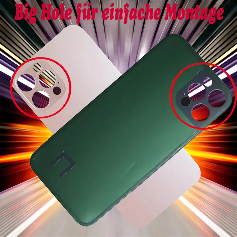 Akkudeckel für iPhone 12 Pro Big Hole Backcover Ruckcover Ruckoberschale – neu – Handys & Telefone – überwiegend dunkelgrün