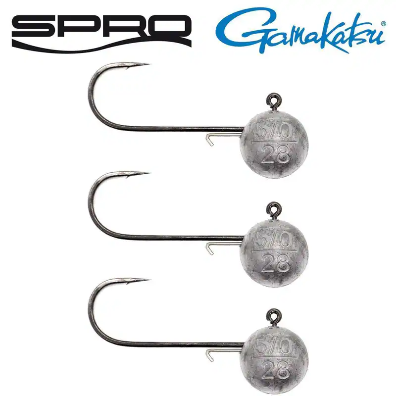 Spro Jighead HD 90 | 3 Stk. Gamakatsu Jighaken Jigköpfe Rund Bleikopf Jig Round – neu – Sonstiges – überwiegend weiß – Foto…