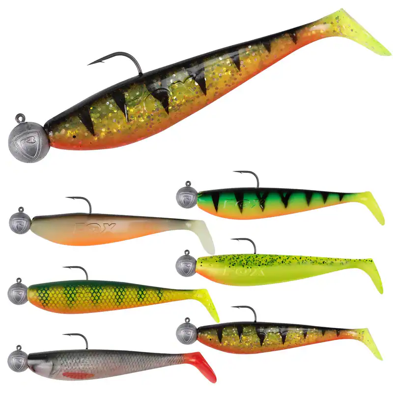 Fox Rage Loaded Zander Pro Shad | Alle Farben | 7,5 10 12cm montierte Gummifisch – neu – Sonstiges – überwiegend weiß…