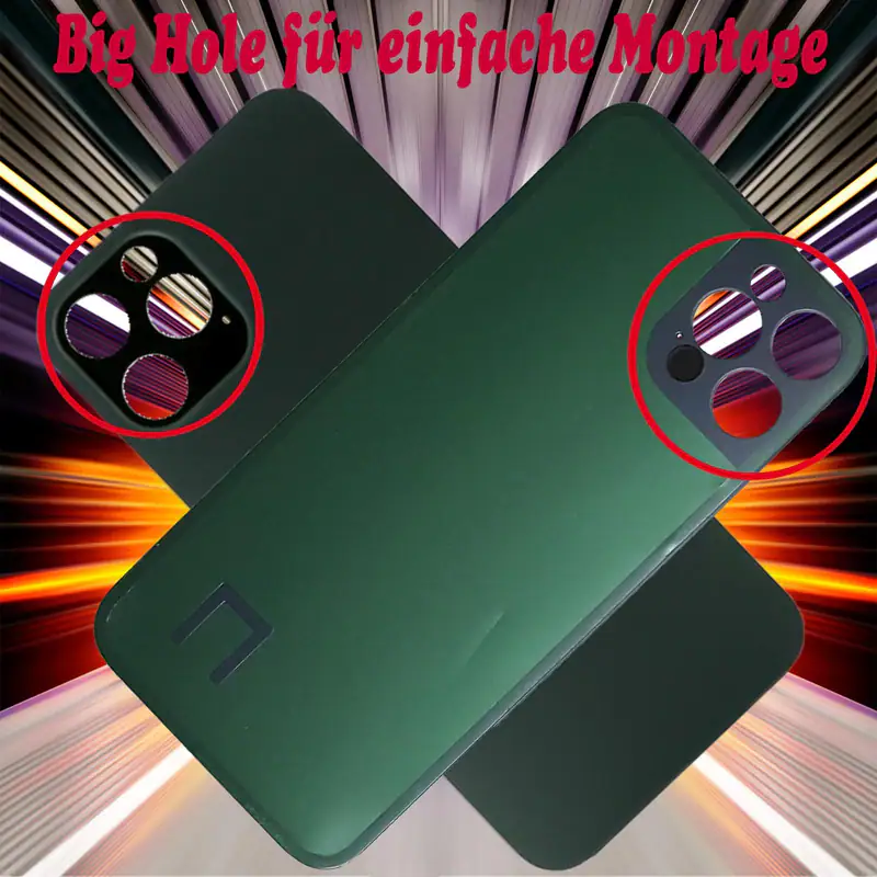 Akkudeckel für iPhone 12 Pro Big Hole Backcover Ruckcover Ruckoberschale – neu – Handys & Telefone – überwiegend dunkelgrün