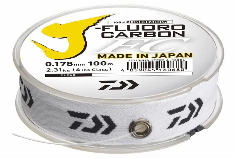 Daiwa J-Fluorocarbon Transparent 50m & 100m Fluoro Vorfach Fluorocarbon Schnur – neu – Sonstiges – überwiegend weiß – Foto…