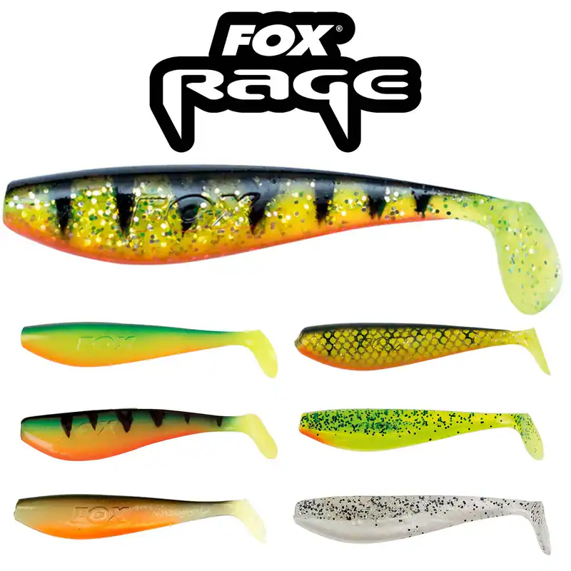 Fox Rage Ultra UV Zander Pro Shads 12cm - Gummifisch Soft Bait Gummi Kunst Köder – neu – Sonstiges – überwiegend weiß…