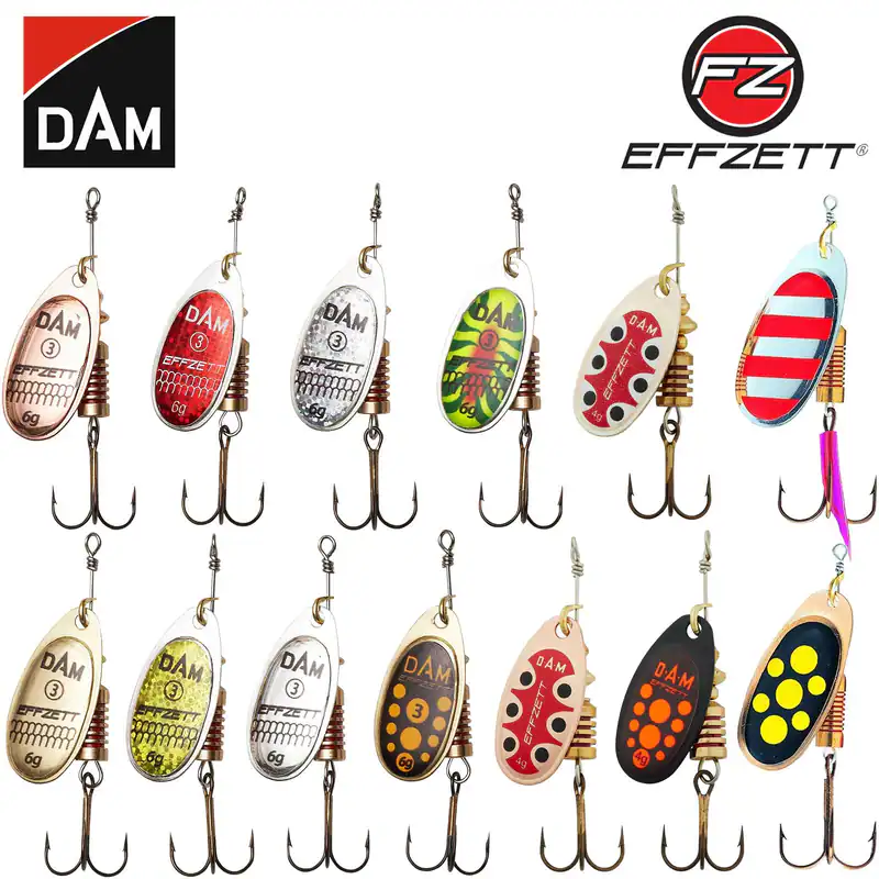 DAM Effzett Standard FZ Spinner | Alle Farben & Größen | Hecht Barsch Zander – neu – Sonstiges – überwiegend weiß – Foto 1…