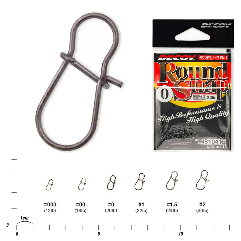DECOY Round Snap SN-1 | High Quality Japan Karabiner | Alle Größen #000 bis #2 – neu – Sonstiges – überwiegend weiß