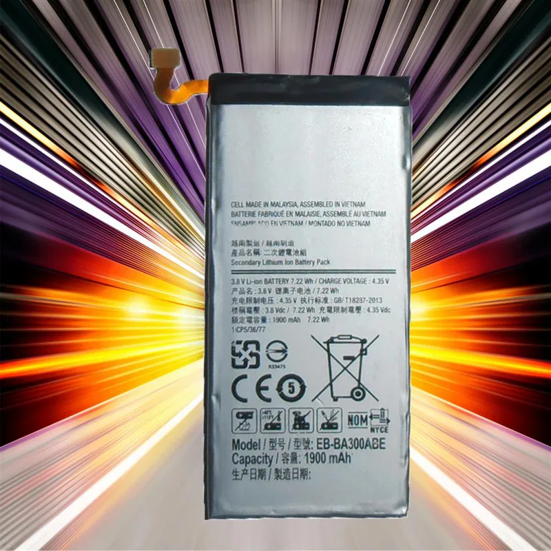 Akku fur Samsung Galaxy A3 Ersetzt EB-BA300ABE Batterie – neu – Sonstiges – überwiegend schwarz