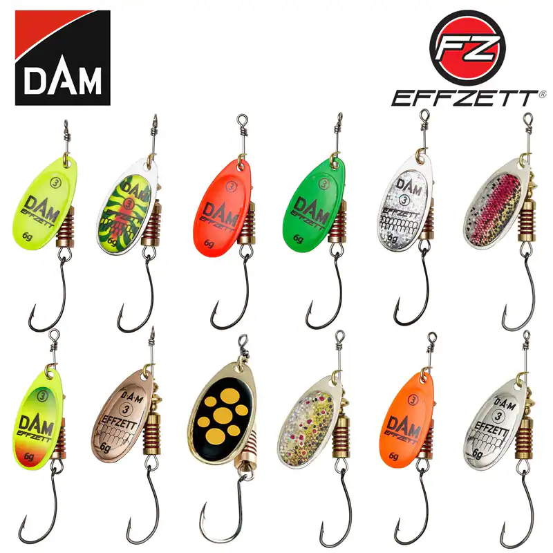 DAM Effzett Singlehook FZ Spinner | Alle Farben & Größen | Forellen Trout Köder – neu – Sonstiges – überwiegend weiß – Foto…