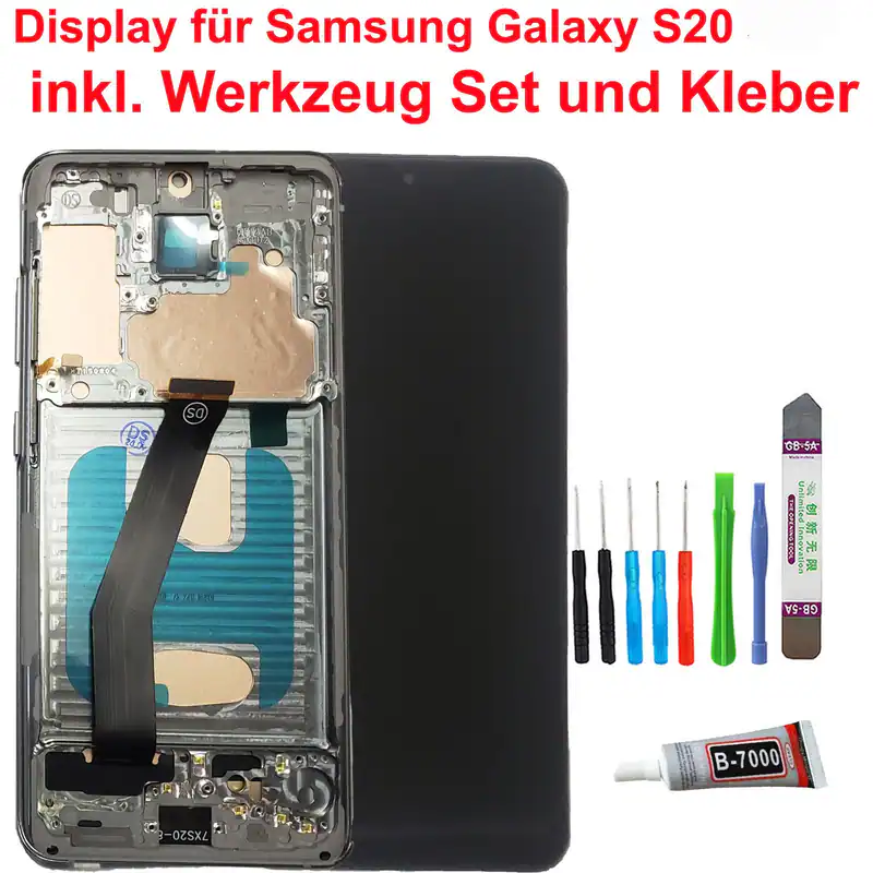 Display für Samsung Galaxy S20 SM-G980 SM-G981 LCD Touch Bildschirm + TOOL – neu – Handys & Telefone – überwiegend weiß…