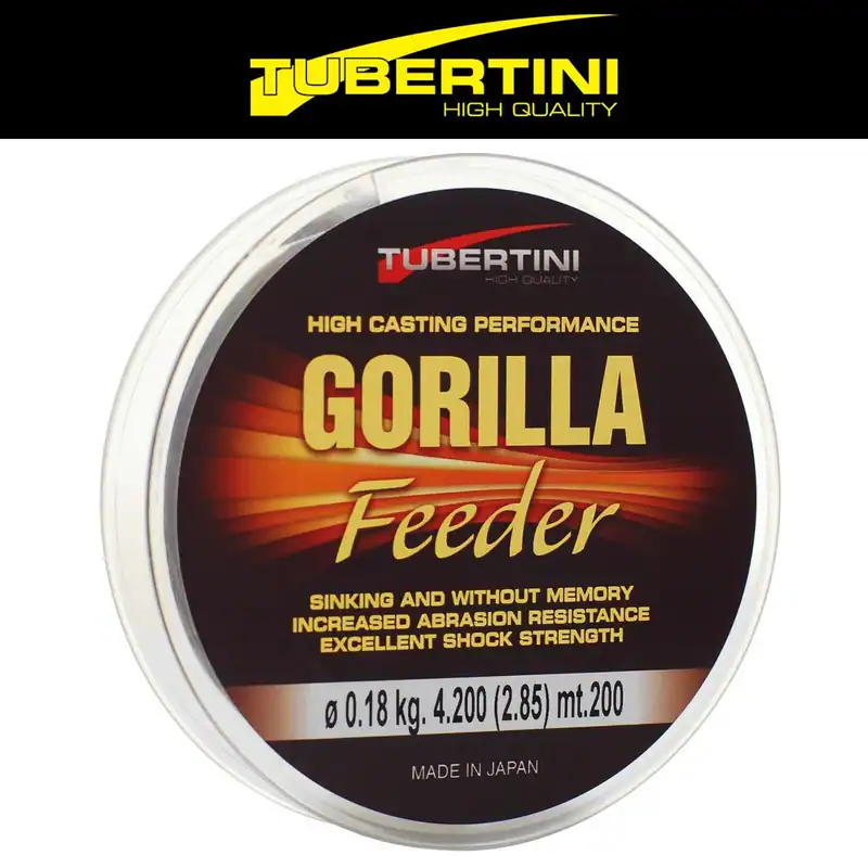 Tubertini Gorilla Feeder Schnur 200m | Angelschnur Monofile | 0,14-0,35mm | FTM – neu – Sonstiges – überwiegend weiß