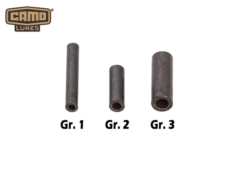 CAMO Quetschhülsen Klemmhülsen 50 Stk. | Crimp Hülsen für Stahlvorfach – neu – Sonstiges – überwiegend weiß – Foto 1 von 2
