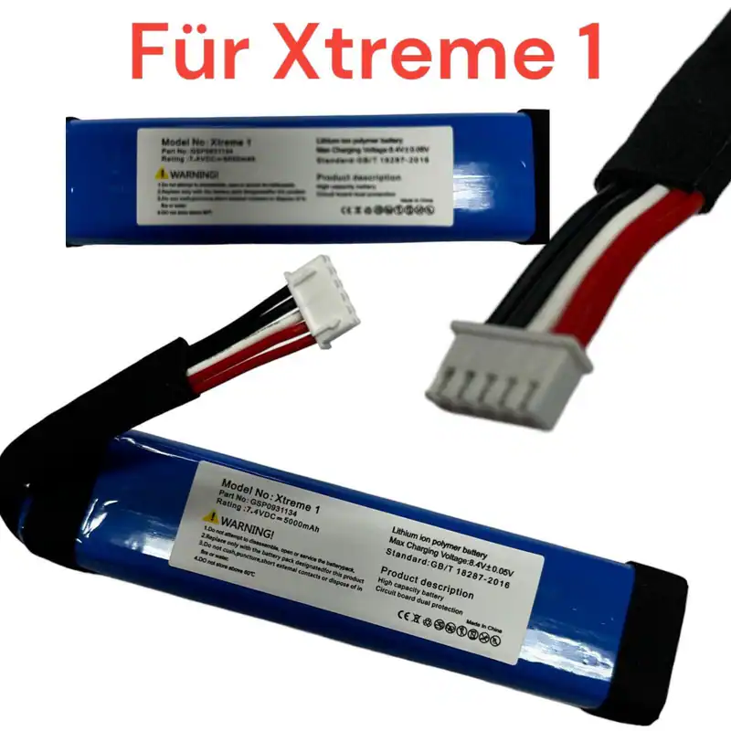 Akku Für JBL Extreme Xtreme 1 GSP0931134 Für MusikBox battery – neu – Computer & Zubehör – überwiegend weiß