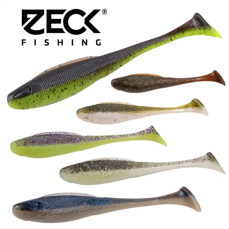 ZECK BA Sexy Swimmer | Alle Farben & Größen | Gummi Köder | 6 8 10 12 14cm Shad – neu – Sonstiges – überwiegend weiß – Foto…