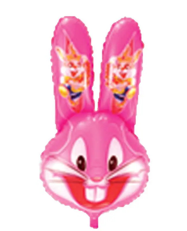 Rosa Folienballon Hase Kaninchen Helium Ballon Luftballon Bugs Bunny – neu – Möbel