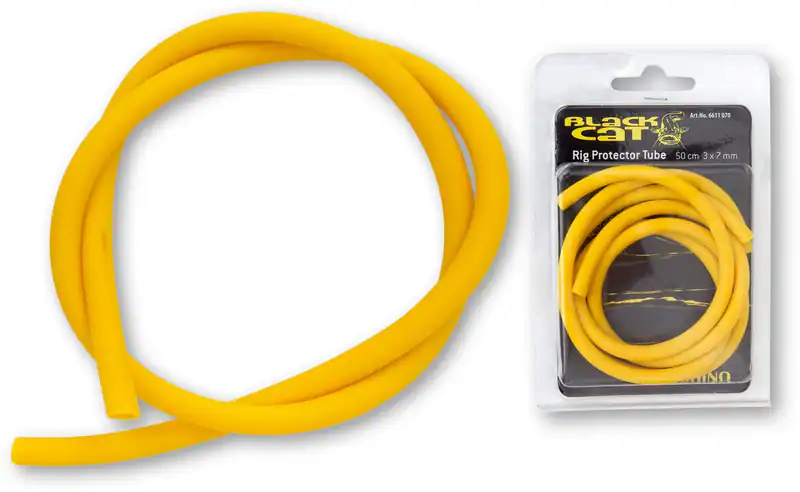 Black Cat Rig Tube yellow 1m Protector Schutz Schlauch Waller Wels Montage – neu – Sonstiges