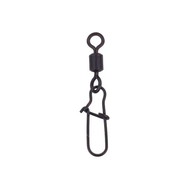 Zeck Swivel + Duolock Snap | 10 Stk. Wirbel mit Karabiner Einhänger Schwarz – neu – Sonstiges