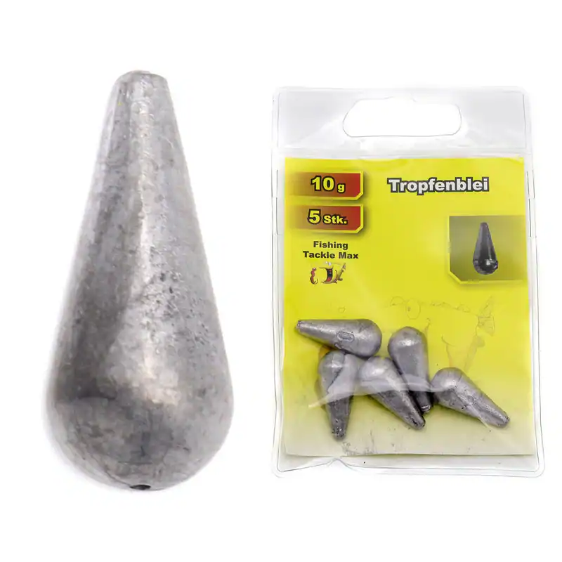 Tropfenblei 1g - 20g | Angel Blei mit Loch Grundblei Innenlauf Angelgewicht FTM