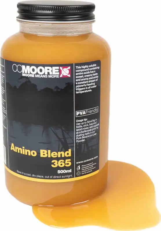 CCMoore Amino Blend 365 500ml Liquid Flüssig Dip Lockstoff Karpfen Angeln Carp