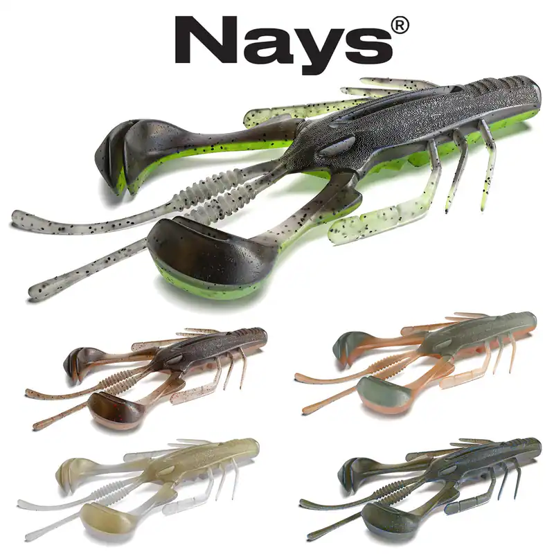Nays CRD 35 - Krebs Gummiköder Krebs Imitat Köder 8,9cm 7,6g Barsch Hecht Zander