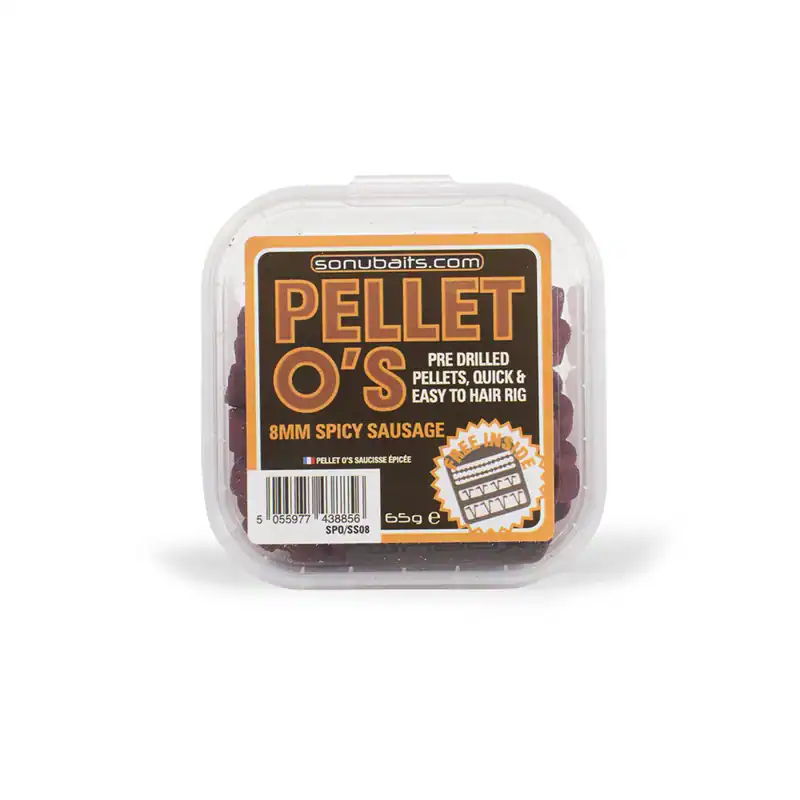Sonubaits Pellet O'S 8mm 14mm Hakenpellets Karpfen Barbe Crab Krill Käse Garlic