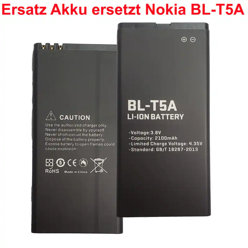 HX Ersatz Akku für Nokia Microsoft Lumia 550 ersetzt Nokia Batterie BL-T5A