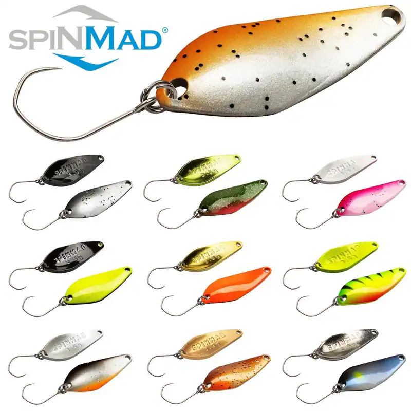 SpinMad Spoons | Alle Farben | 1,5g 2,5g 3,5g | Lieblingsköder Forellen Spoon