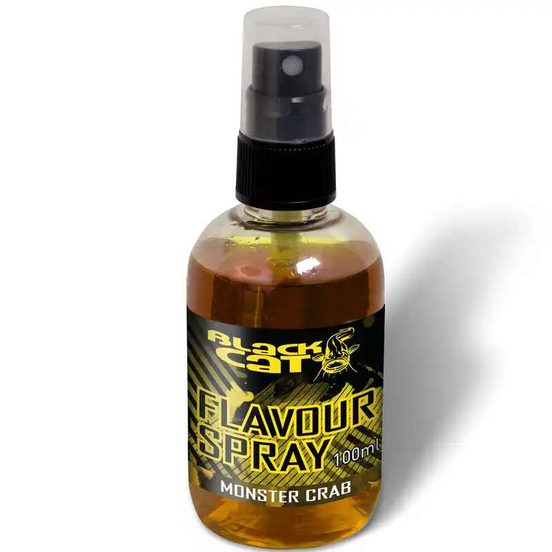Black Cat Flavour Spray 100ml - Alle Aromen - Lockstoff Waller Wels Worm Crab