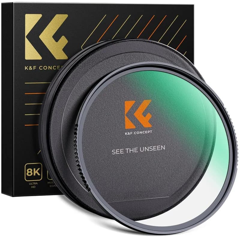 K&F Concept UV Filter 62mm HD Gehärtetes Glas MCUV Ultraviolett 28