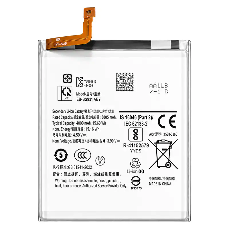 Akku für Samsung Galaxy S25 SM-S931B ersetzt EB-BS931ABY 4000mAh Battery Neu