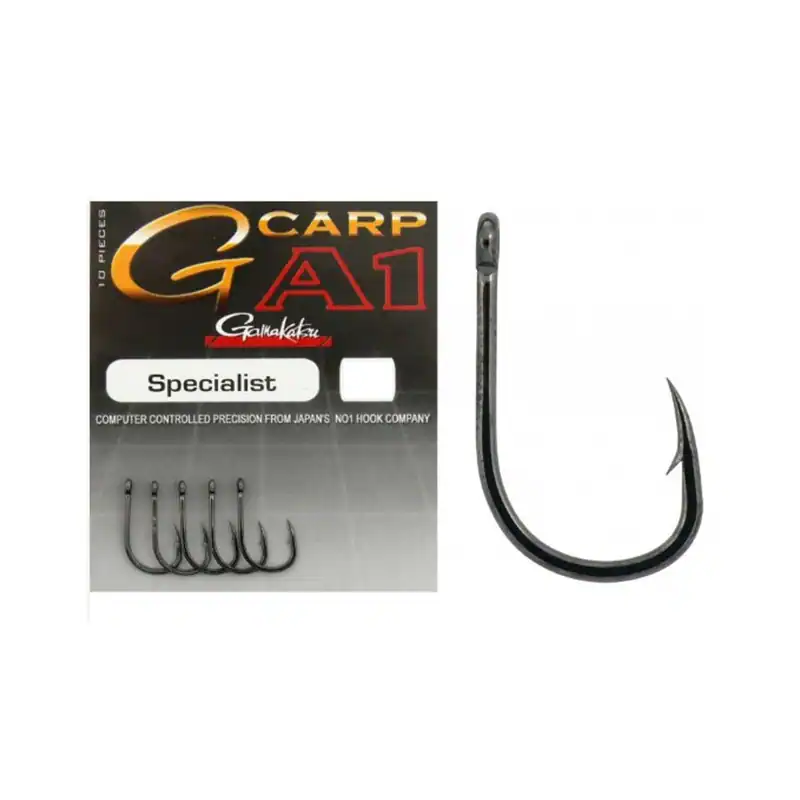 Gamakatsu A1 G-Carp Specialist Hooks Karpfen Haken 10 Stk. scharfe Einzelhaken
