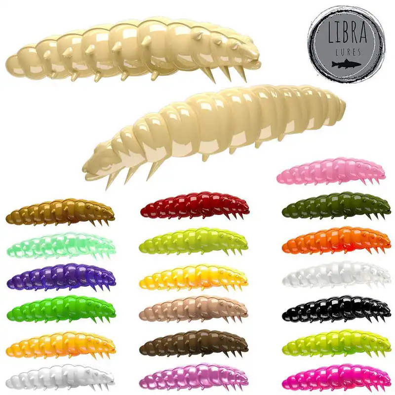 Libra Lures LARVA 30 Cheese | Bienenmaden Imitat Köder Käse 30mm Forellenköder