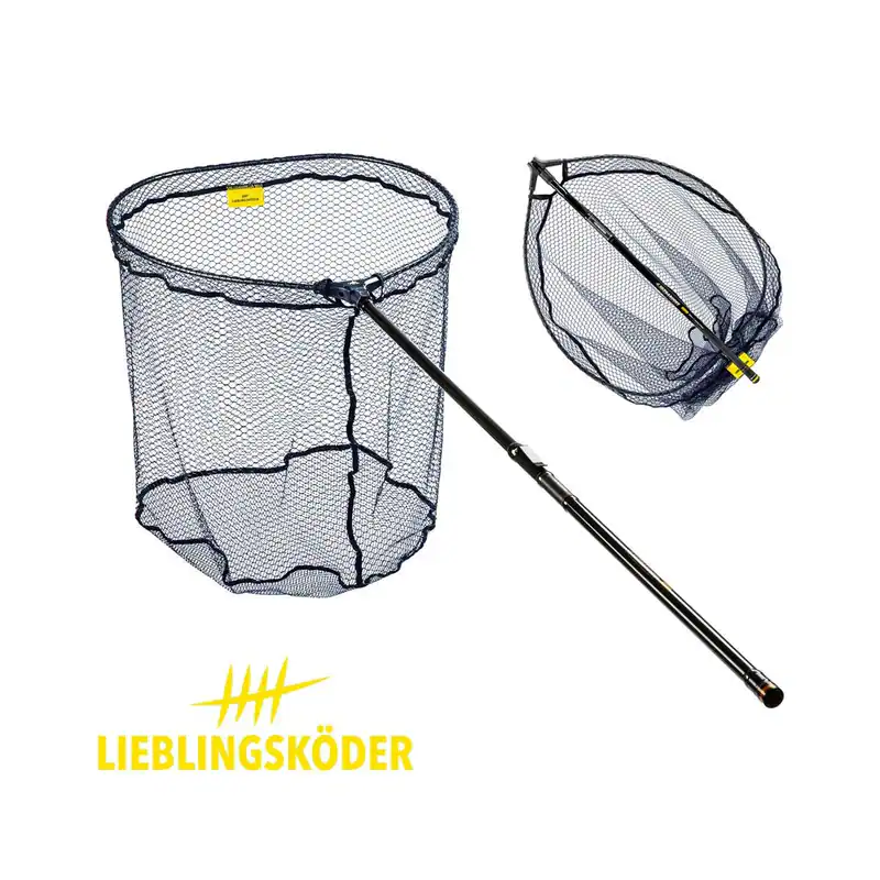 Lieblingsköder ULTRABOOST Allround Kescher | Carbon 2m teleskop 65x55cm gummiert