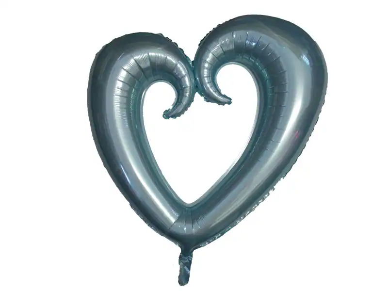 Folienballon Herz Heliumballon Valentinestag Geburtstag Hochzeit Farbauswal Blau