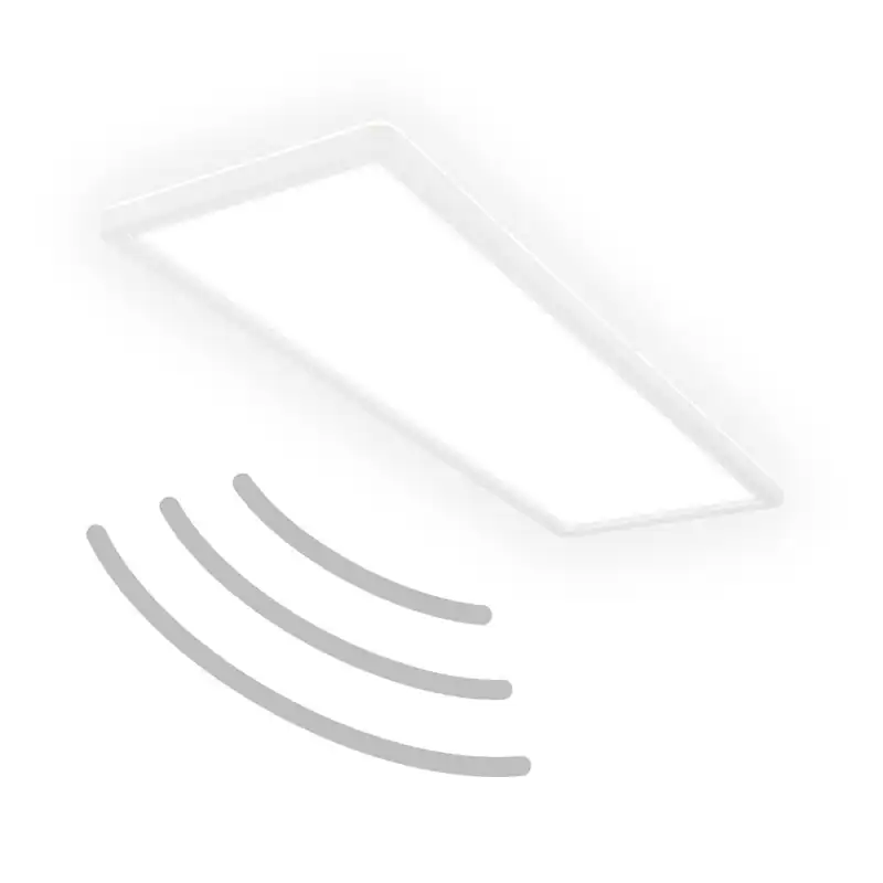 Ultraflache LED Deckenlampe mit Bewegungsmelder - IP44 LED Badlampe Badezimmerle