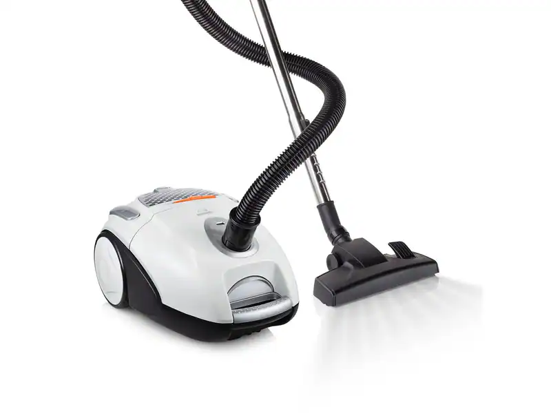 Leiser 700W Hybrid Bodensauger mit Zubehör, als beutelloser Staubsauger nutzbar