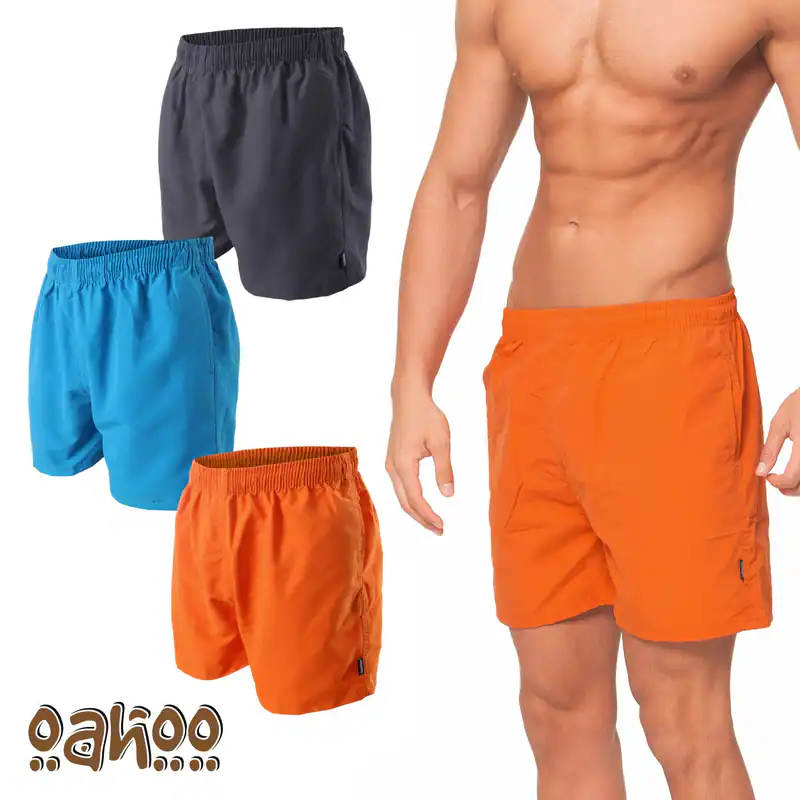 OAHOO Herren Badeshorts Shorts Bermudas Badehosen Coole Farben S M L XL