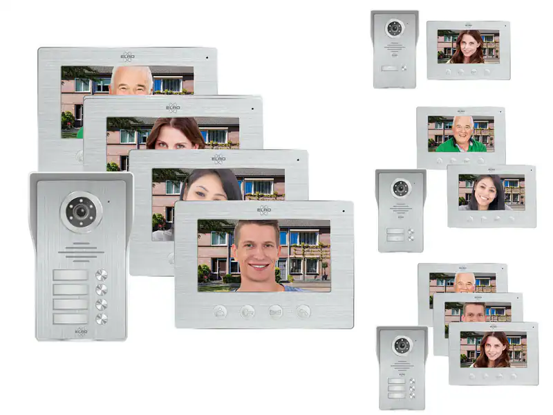 Haustürsprechanlagen mit Kamera und Monitor - Türklingel Videosprechanlagen