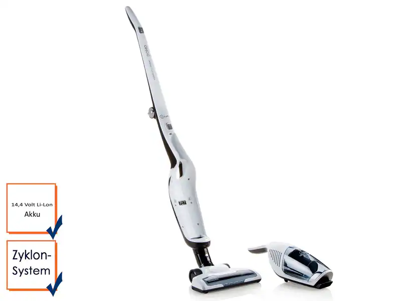 Stielstaubsauger 2-in-1 mit Handstaubsauger, 1,4 Volt Akku, Zyklonen-System