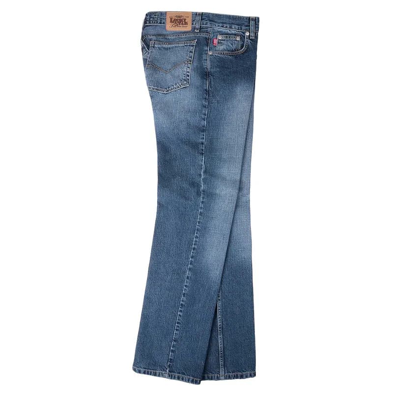 Lucky Star Jeans-Hose Shadow in denim blau used sandblast Übergröße 100% Cotton