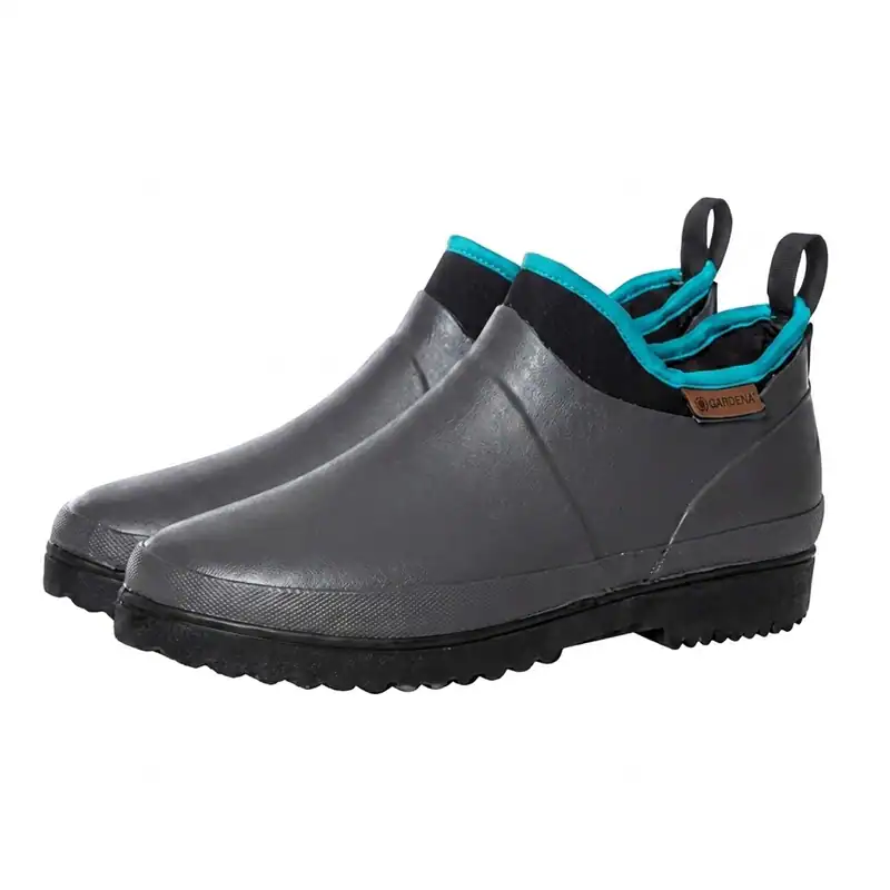 Gardena Gummistiefel Gartenstiefel Low Cut Neopren Dunkelgrau Memory Foam