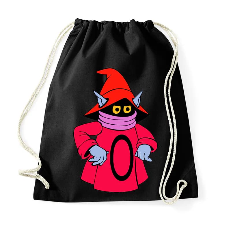 Youth Designz Baumwoll Beutel Turnbeutel Tasche Orko Zauberei Masters MOTU Fun
